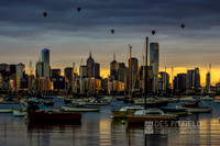 City Sunrise from Williamstown